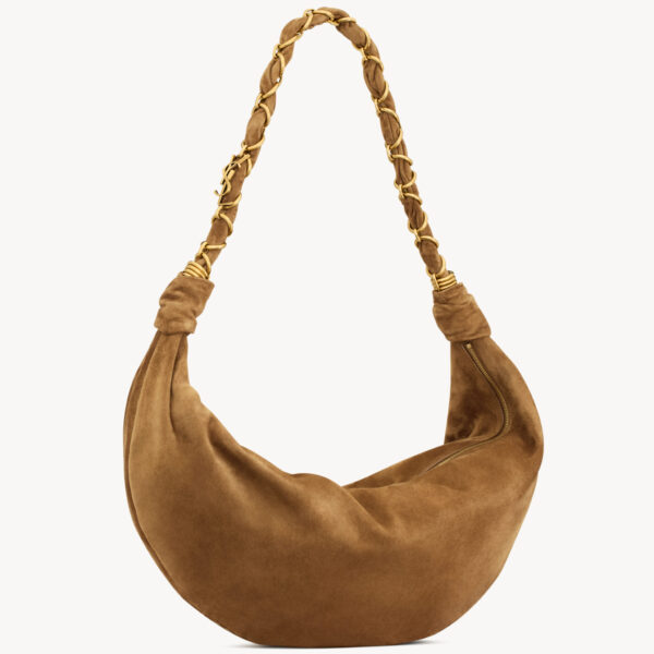 Saint Laurent AMALIA hobo in suede designed in Paris