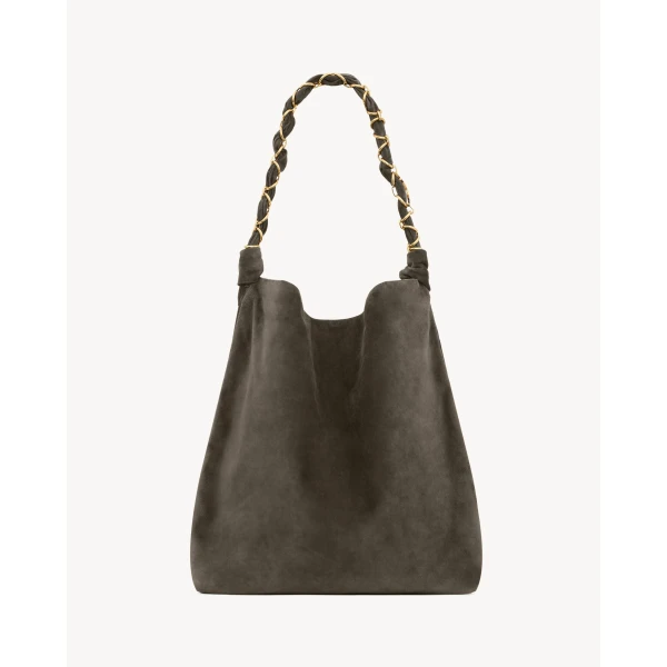 Saint Laurent AMALIA in suede, view 3