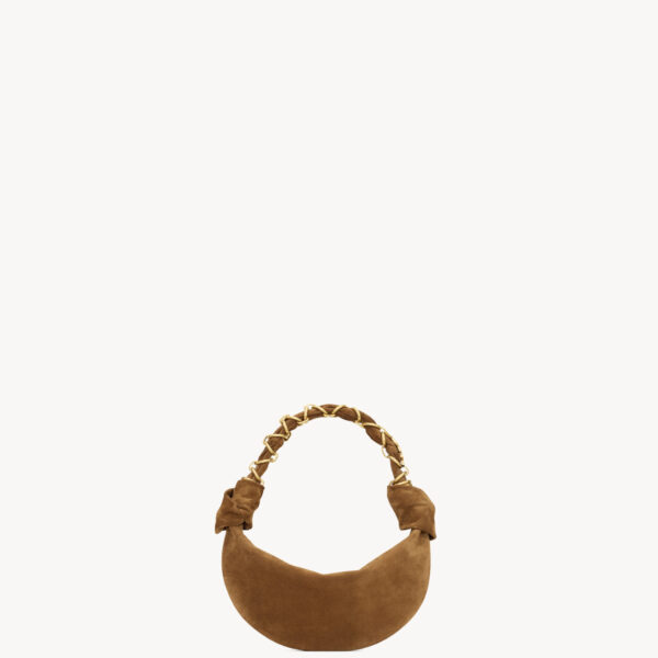 Saint Laurent AMALIA mini hobo in suede designed in Paris