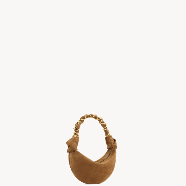 Saint Laurent AMALIA mini hobo in suede designed in Paris