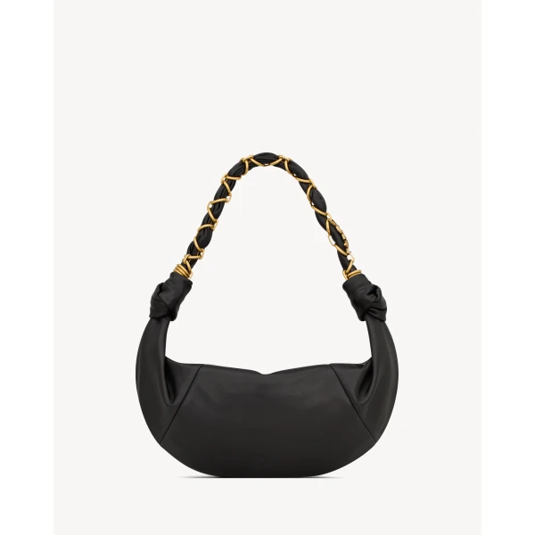 Saint Laurent AMALIA small hobo in lambskin, view 2