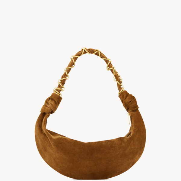 Saint Laurent AMALIA small hobo in suede designed in Paris
