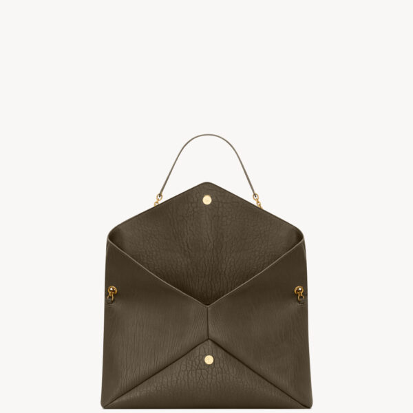 Saint Laurent CASSANDRE large pouch on chain in lambskin designed in Paris