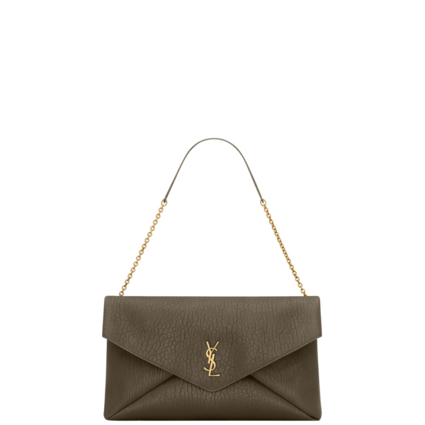 Saint Laurent CASSANDRE large pouch on chain in lambskin designed in Paris