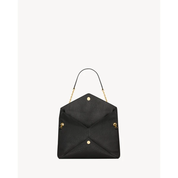 Saint Laurent CASSANDRE pouch on chain in lambskin, view 4