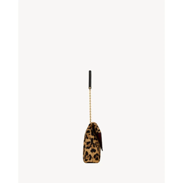 Saint Laurent CASSANDRE pouch on chain in pony hair leather, view 3
