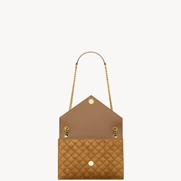 Saint Laurent ENVELOPE medium in suede designed in Paris
