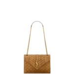 Saint Laurent ENVELOPE medium in suede designed in Paris