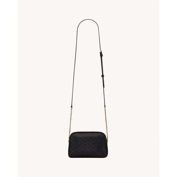 Saint Laurent GABY ZIPPERED POUCH IN LAMBSKIN, view 3