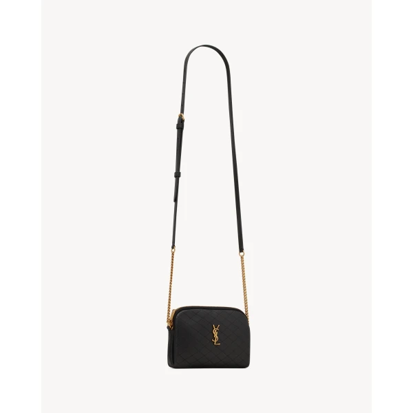 Saint Laurent GABY ZIPPERED POUCH IN LAMBSKIN, view 5