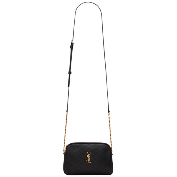 Saint Laurent GABY ZIPPERED POUCH IN LAMBSKIN designed in Paris