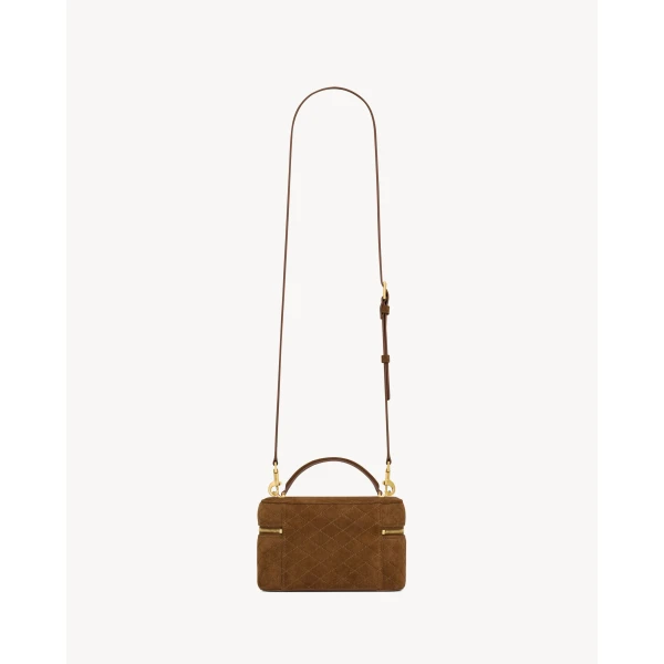 Saint Laurent GABY vanity in suede, view 4
