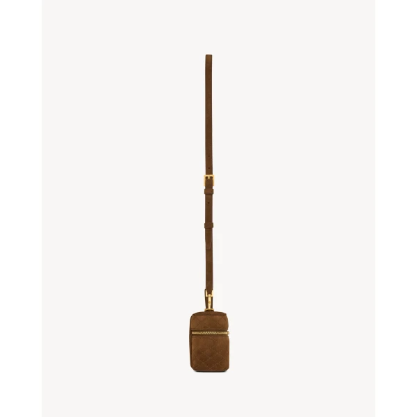Saint Laurent GABY vanity in suede, view 5