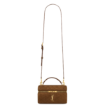 Saint Laurent GABY vanity in suede designed in Paris