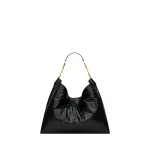 Saint Laurent HORTENSE hobo in shiny leather designed in Paris