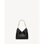 Saint Laurent HORTENSE small hobo in shiny leather designed in Paris Saint Laurent HORTENSE small hobo in shiny leather designed in Paris