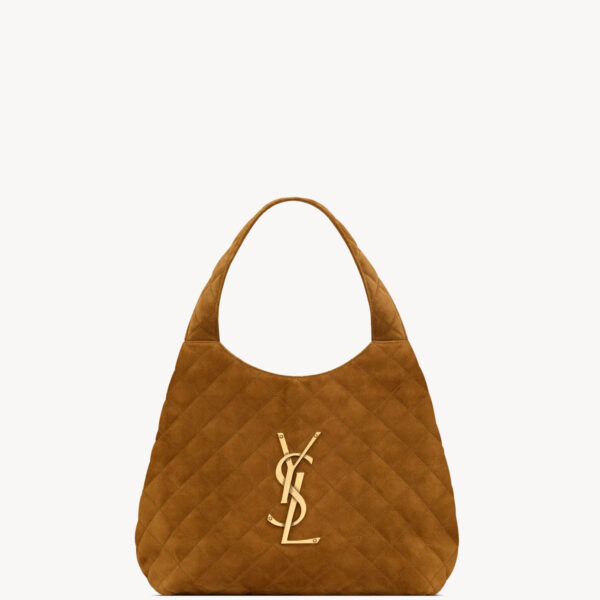 Saint Laurent ICARE Medium in quilted suede designed in Paris