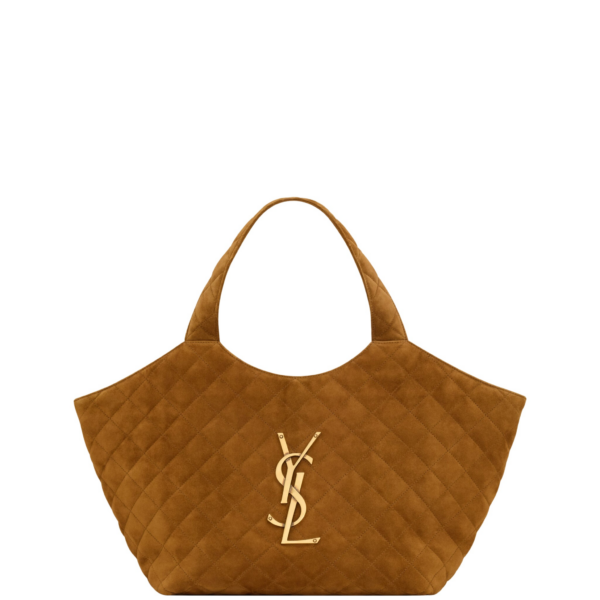 Saint Laurent ICARE Medium in quilted suede designed in Paris