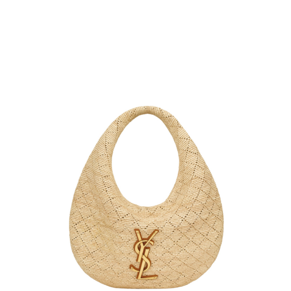 Saint Laurent ICARE hobo in raffia designed in Paris