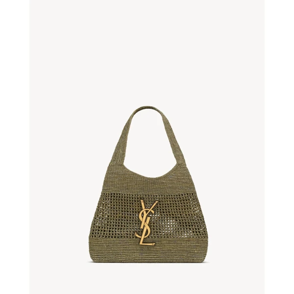Saint Laurent ICARE medium in raffia, view 2