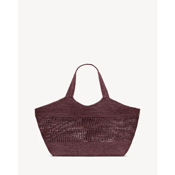 Saint Laurent ICARE medium in raffia, view 3