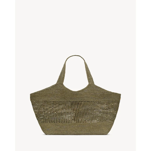 Saint Laurent ICARE medium in raffia, view 3