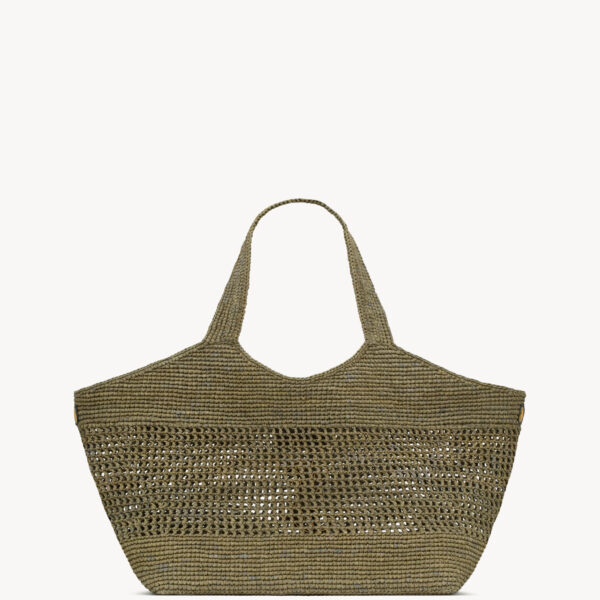 Saint Laurent ICARE medium in raffia designed in Paris