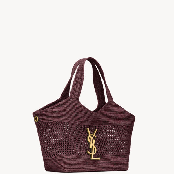 Saint Laurent ICARE medium in raffia designed in Paris