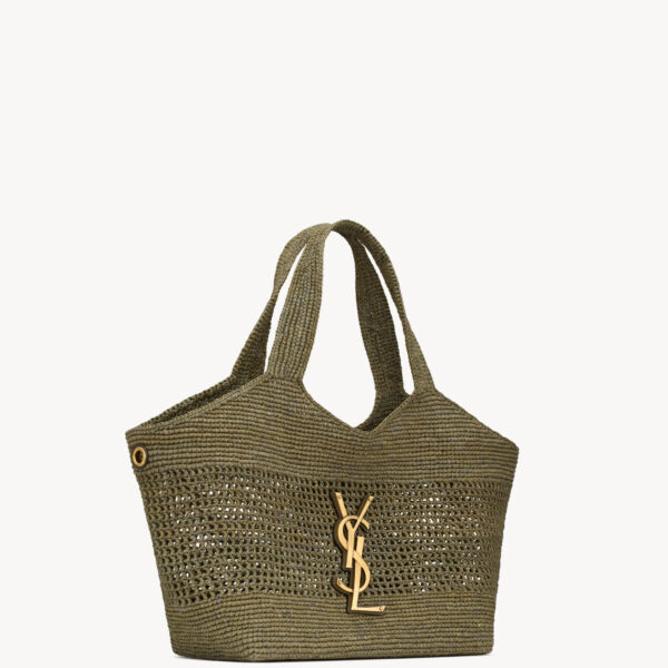 Saint Laurent ICARE medium in raffia designed in Paris