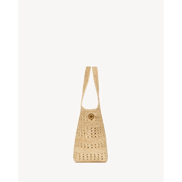 Saint Laurent ICARE medium in raffia, view 5