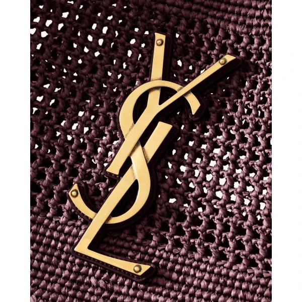 Saint Laurent ICARE medium in raffia, view 6