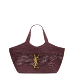 Saint Laurent ICARE medium in raffia designed in Paris