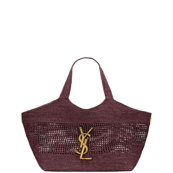 Saint Laurent ICARE medium in raffia designed in Paris