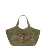 Saint Laurent ICARE medium in raffia designed in Paris