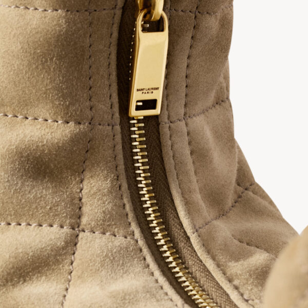 Saint Laurent ICARINO in quilted suede designed in Paris
