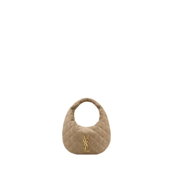 Saint Laurent ICARINO in quilted suede designed in Paris