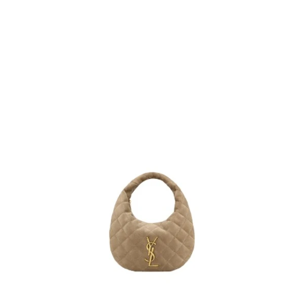 Saint Laurent ICARINO in quilted suede designed in Paris
