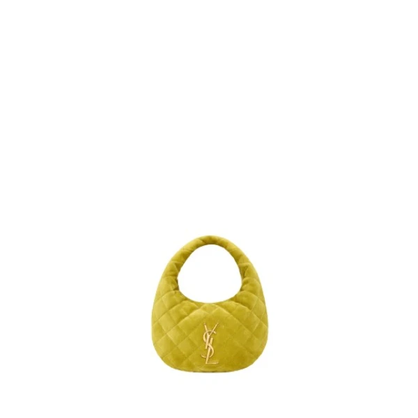Saint Laurent ICARINO in quilted suede designed in Paris