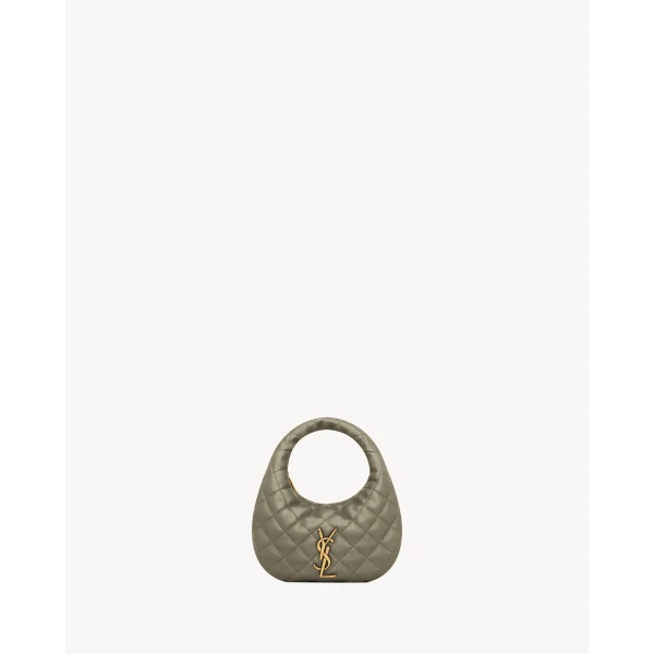 Saint Laurent ICARINO mini in quilted nappa, view 2