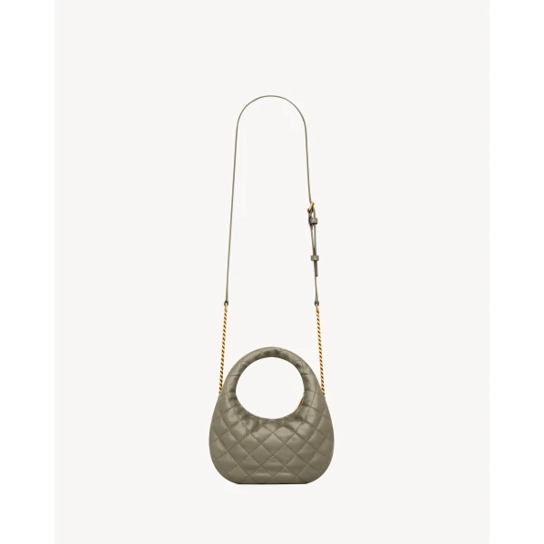 Saint Laurent ICARINO mini in quilted nappa, view 3
