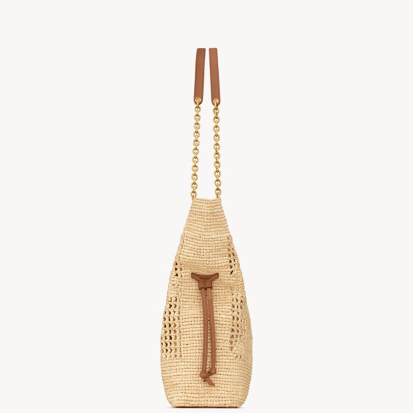 Saint Laurent JAMIE SHOPPING in raffia designed in Paris