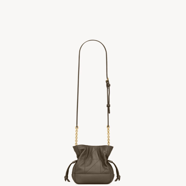 Saint Laurent JAMIE mini shoulder pouch in lambskin designed in Paris