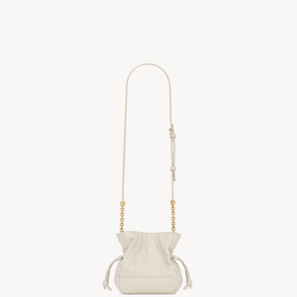 Saint Laurent JAMIE mini shoulder pouch in lambskin designed in Paris