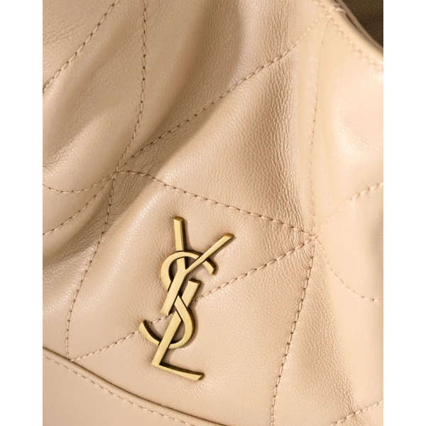 Saint Laurent JAMIE mini shoulder pouch in lambskin, view 6