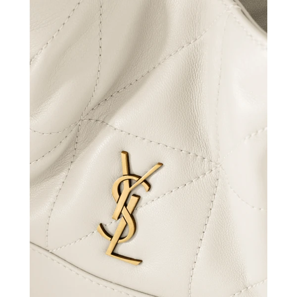 Saint Laurent JAMIE mini shoulder pouch in lambskin, view 6