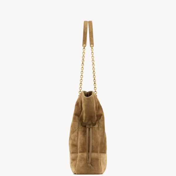 Saint Laurent JAMIE shopping in suede designed in Paris