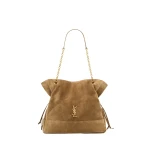 Saint Laurent JAMIE shopping in suede designed in Paris