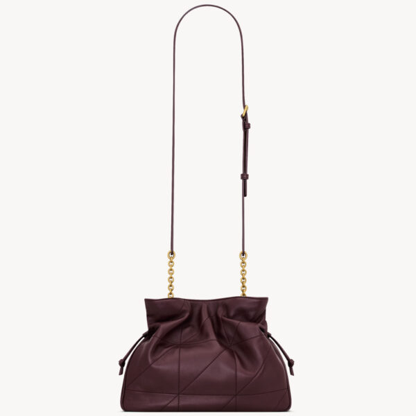 Saint Laurent JAMIE shoulder pouch in lambskin designed in Paris