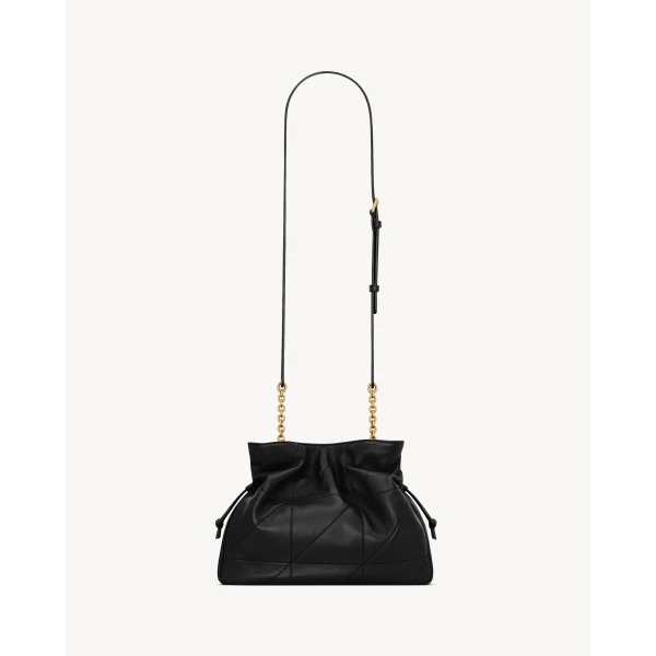 Saint Laurent JAMIE shoulder pouch in lambskin, view 3