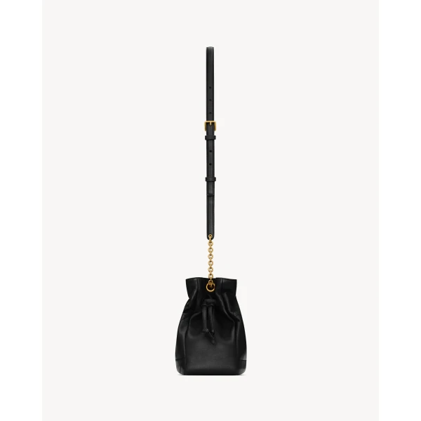 Saint Laurent JAMIE shoulder pouch in lambskin, view 4